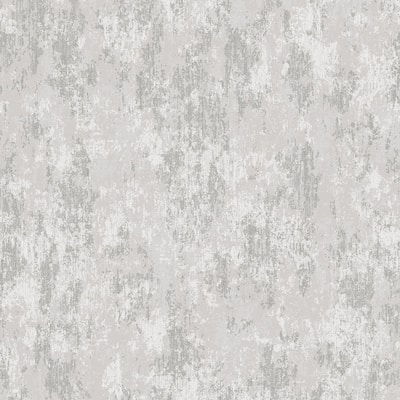 Galerie Wallcoverings Lustre Collection Distressed Concrete Non-woven Metallic Wallpaper Roll