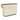 Copper Grove Puff Island White Finish with Cherry Top Kitchen Cart