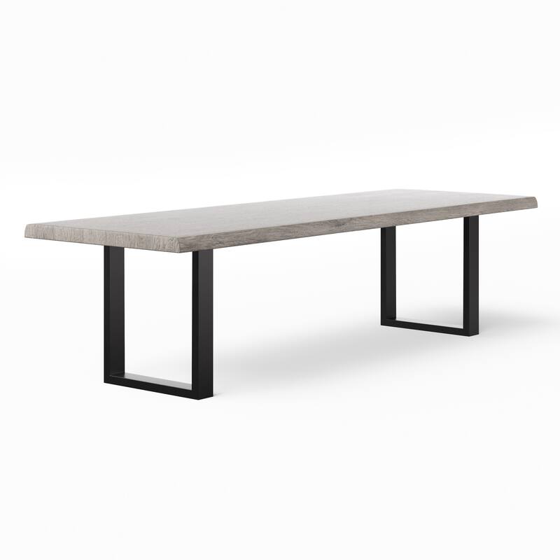 Urbia Brooks Solid Acacia Dining Table - U Base