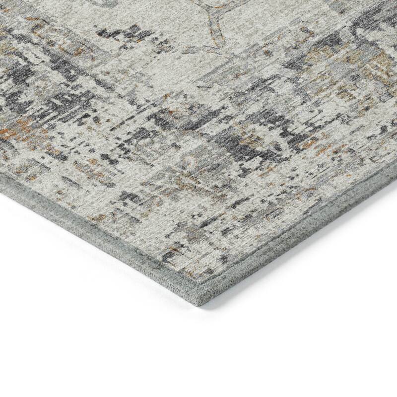HomeRoots Floral Traditional Rectangle Outdoor Rug