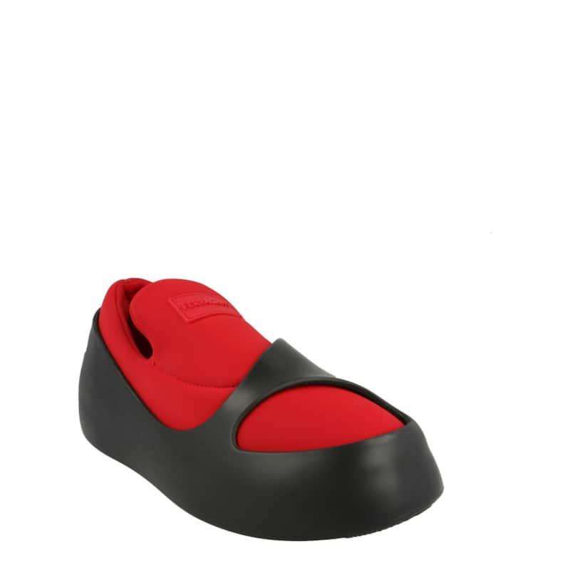 Ferragamo Lunar Paneled Slip-On Sneakers