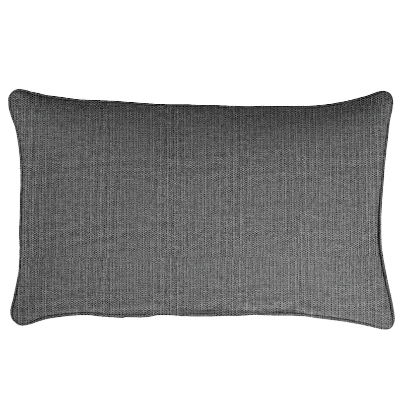 Sunbrella Textured Indoor/Outdoor Corded Lumbar Pillow (Single)