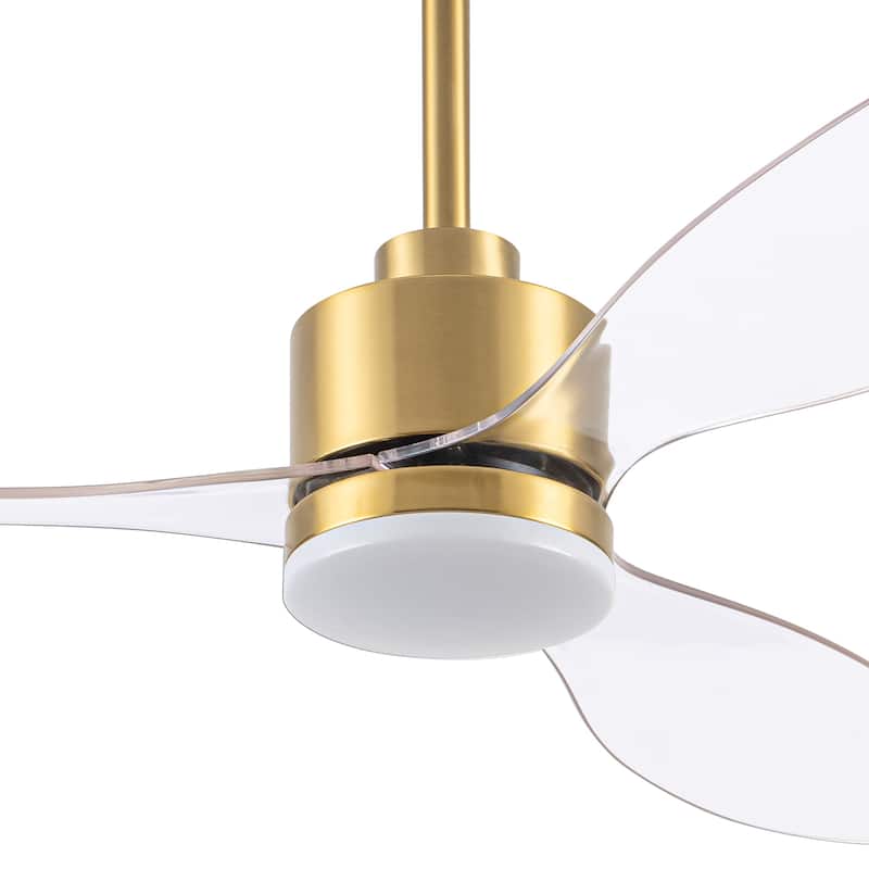 52-inch Ceiling Fans with LED Light Remote and Downrod(3-Blade)