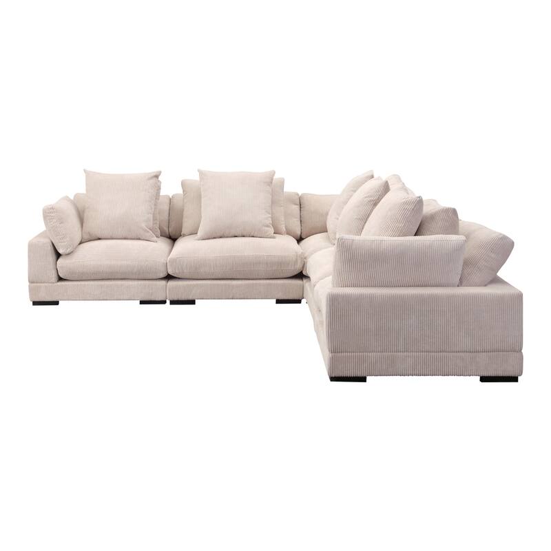 Aurelle Home Modern Timothy Modular Sectional - Large Classic L