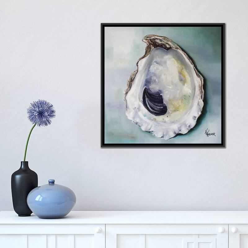 iCanvas "Virginia Oyster Shell" by Kristine Kainer Framed Canvas Print