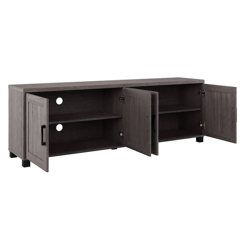 71-Inch Wide TV Stand with Storage Doors, TVs up to 85"
