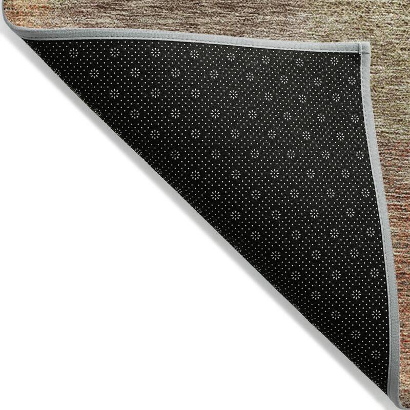Machine Washable Indoor/ Outdoor Boho Sphere Chantille Rug