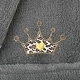 preview thumbnail 8 of 18, Sweet Kids 100% Polyester SUPER PLUSH Double Brushed Hooded Bathrobe - CHEETAH CROWN