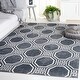 preview thumbnail 3 of 20, SAFAVIEH Odyssey Jaunuta Modern Rug 4' x 6' - Black/Grey - Rectangle
