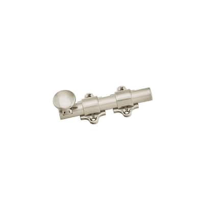Emtek 4 Inch Solid Brass Surface Mounted Dutch Door Security Bolt