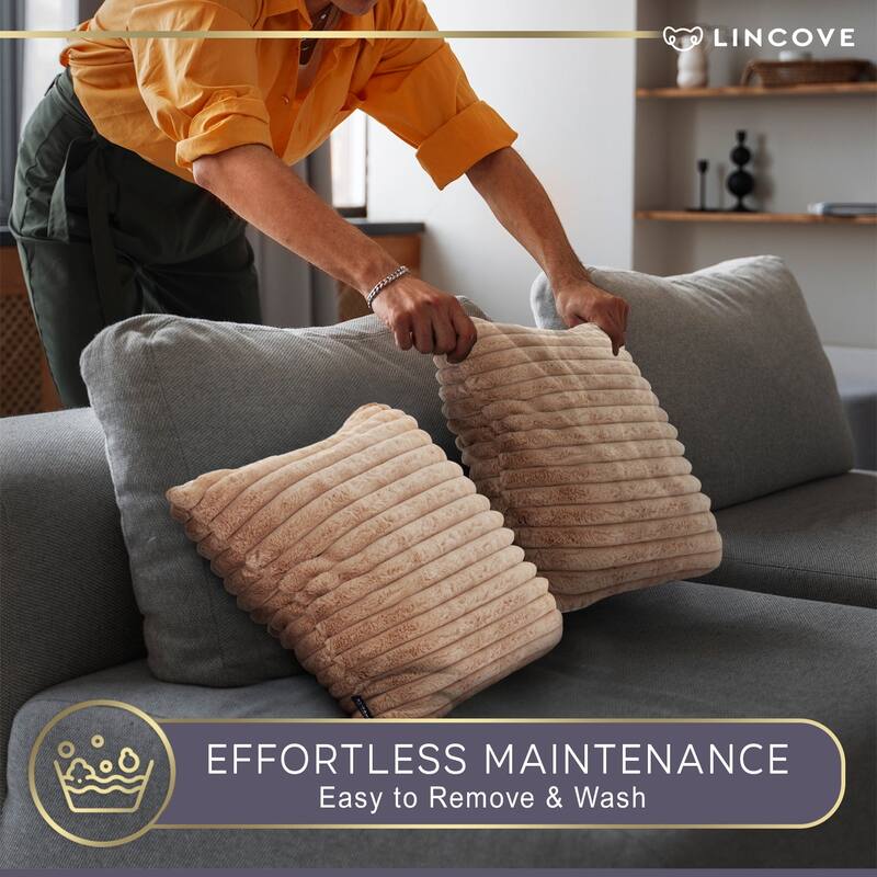 Lincove Accent Pillow Cover with Insert – Premium Quality, Soft Elegant Finish