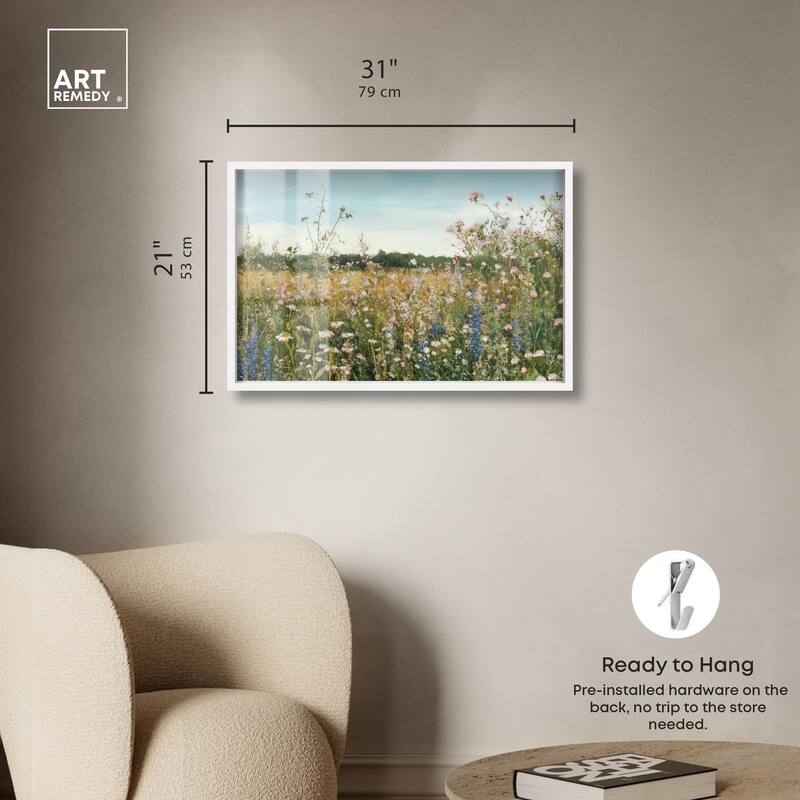 Glimmering Glade Garden II Shadowbox by Art Remedy