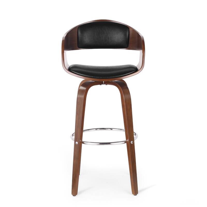 Wooden Swivel Barstool High Chair, Cafe Counter Stool, Front Desk Reception Chair, Island Dining Chair, Kitchen Bar Furniture