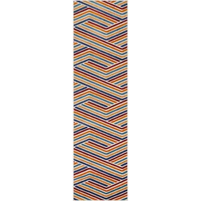 Well Woven Dorado Neema Modern Indoor Outdoor Geometric Area Rug