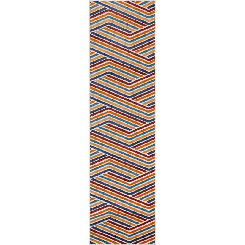 Well Woven Dorado Neema Modern Indoor Outdoor Geometric Area Rug