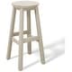 preview thumbnail 1 of 97, Laguna Hdpe All Weather Outdoor Patio 29" Round Bar Stool Sand