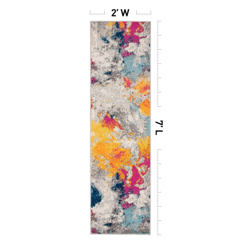 World Rug Gallery Abstract Contemporary Area Rug