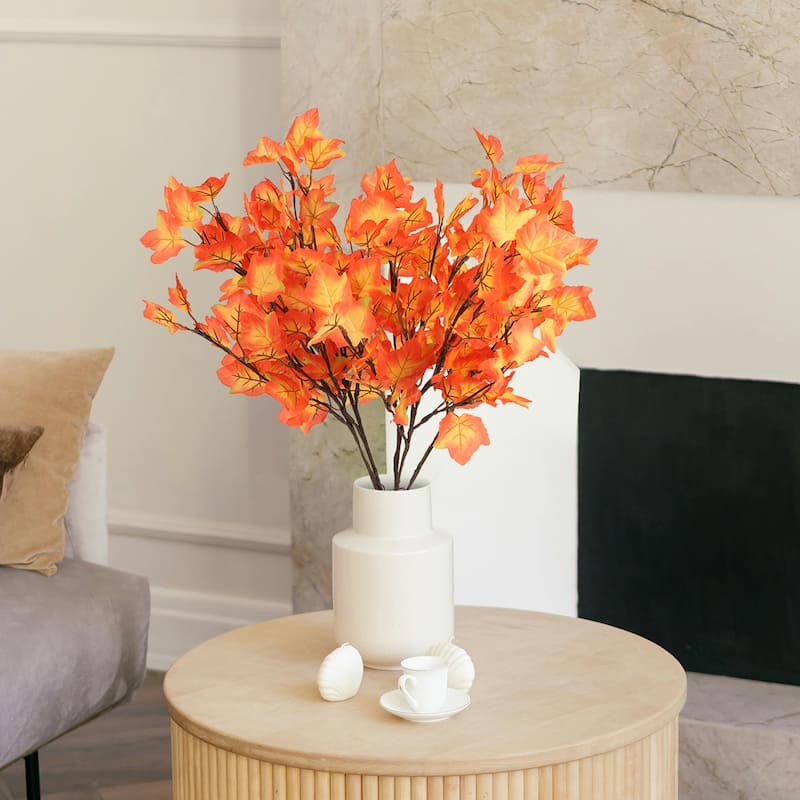 LED Artificial Flower Branch Lights Battery Powered Decor Lights for Home Shop Vase Room Wedding Christmas Party