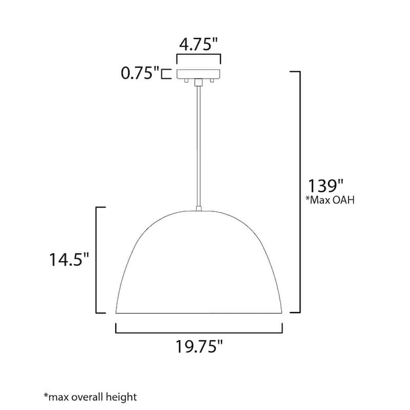 Palla 20" LED Pendant