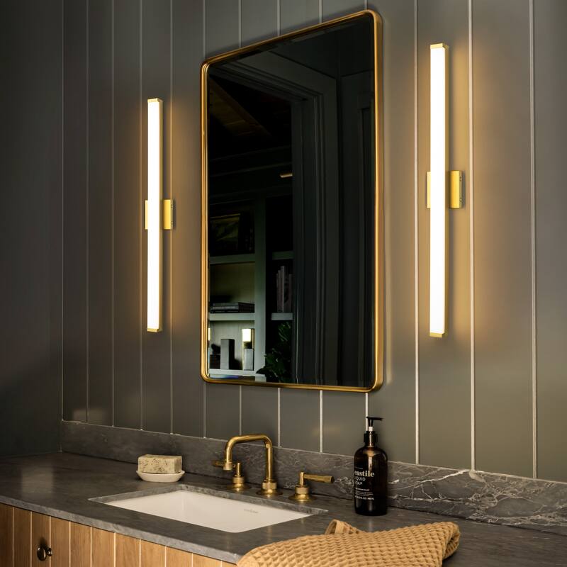 C Cattleya LED Vanity Bar Light Indoor Wall Sconce with Acrylic Shade