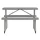 preview thumbnail 9 of 46, Indoor/Outdoor Commercial Grade Kids Folding Picnic Table with Benches - 37.5"D x 32.625"W x 21.5"H