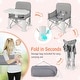 preview thumbnail 10 of 8, Babyjoy Baby Travel Booster Seat with Double Tray Portable Folding - See Details