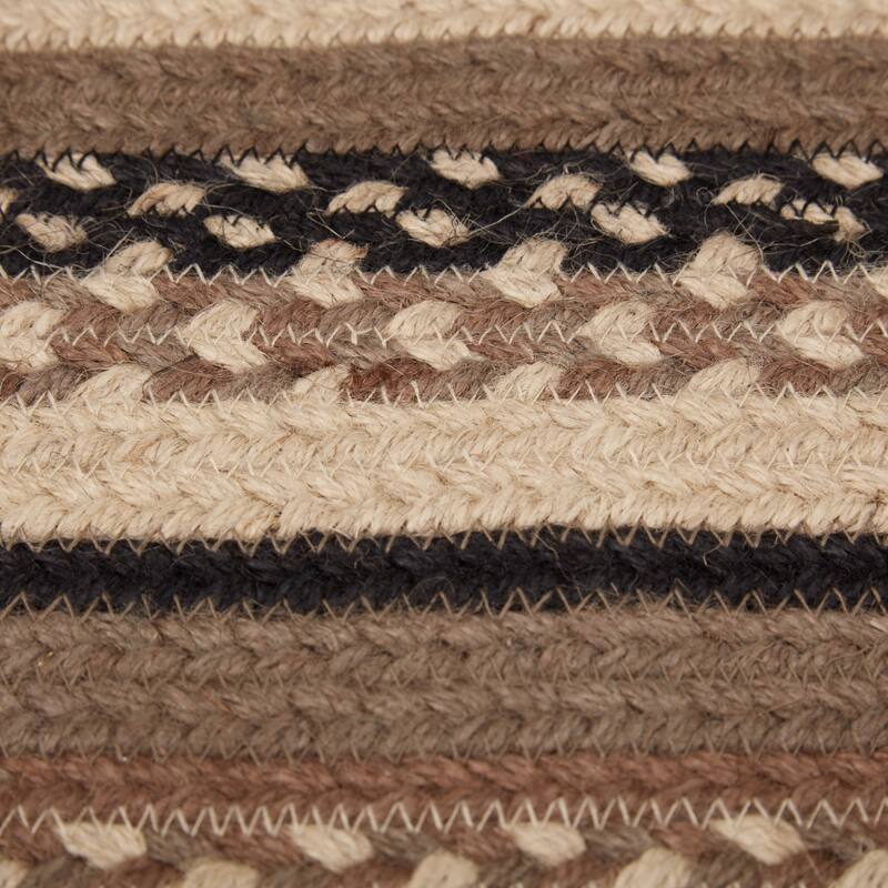 Sawyer Mill Charcoal Jute Rug Rect w/ Pad 20x30