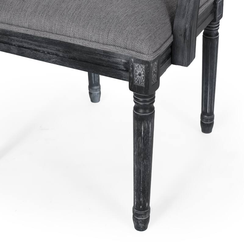 Rustic Set of 2 Bar Stools with Rattan Backrest Foam Cushioned Seat, Solid Wood Frame for Kitchen Island Bar Dining Room