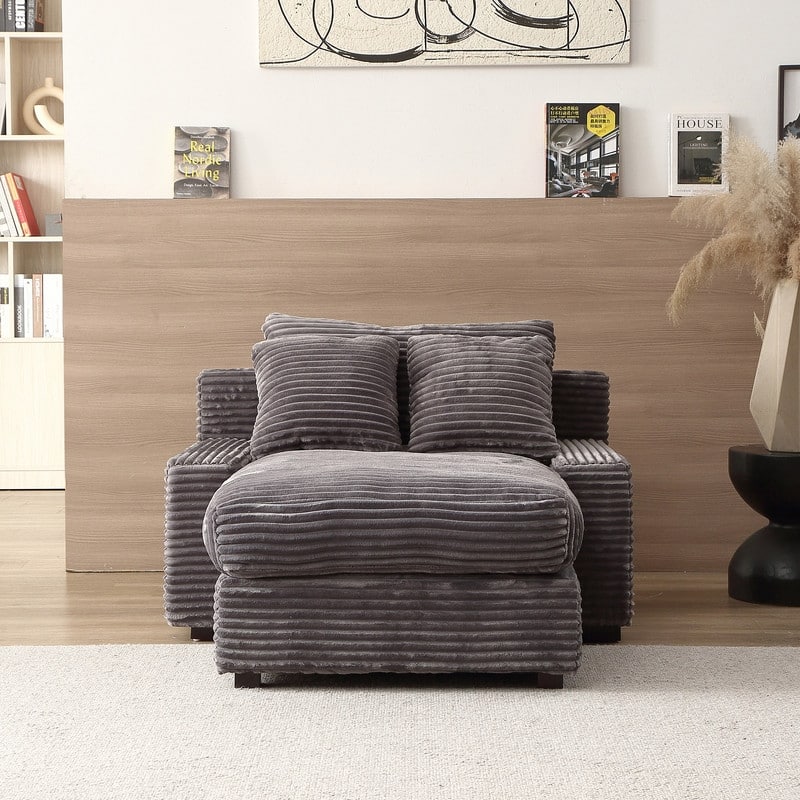 Modern Luxury Sofa Couch for Living Room sleep sofa - Grey