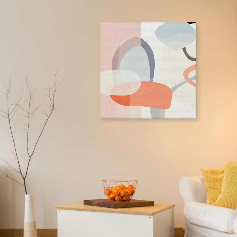 Floating on Silk I by Susan Jill Canvas Art Print
