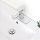 preview thumbnail 14 of 28, Stylish Single-Hole Bathroom Faucet Plate A-801 - 6 1/8"x 2 1/2"