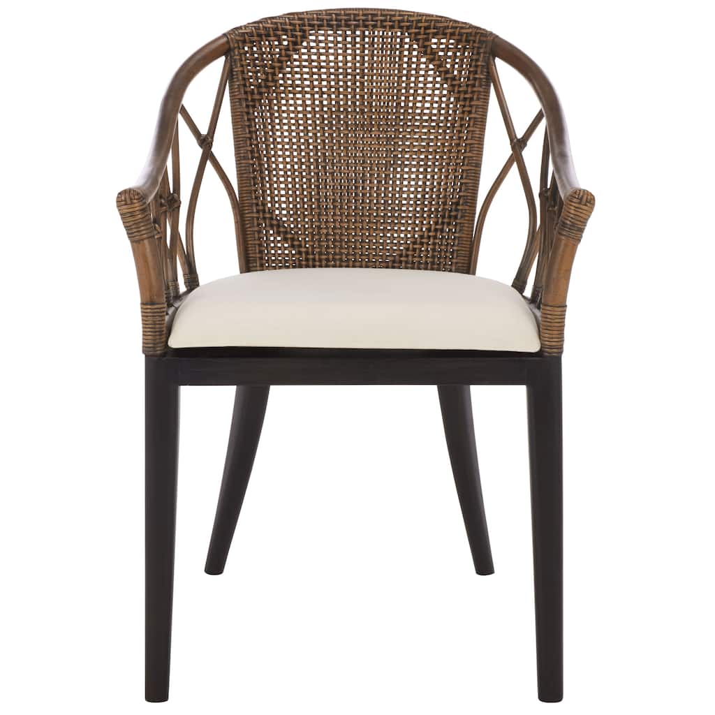 SAFAVIEH Home Miyomi Arm Chair - 24"W x 23"D x 33"H