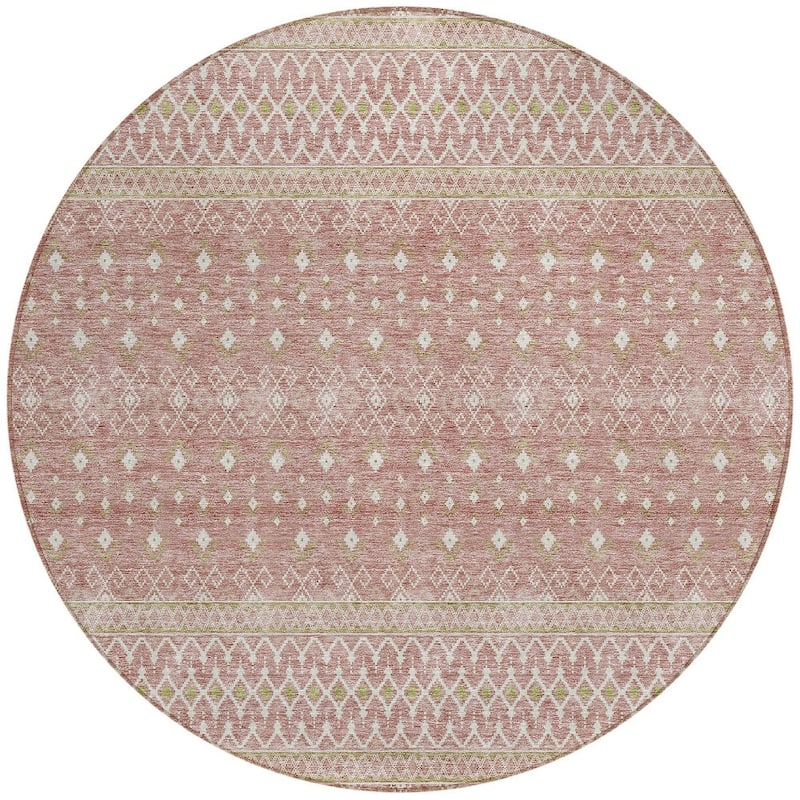 HomeRoots Tribal Transitional Rectangle Outdoor Rug