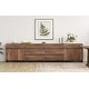 preview thumbnail 5 of 16, WAMPAT 4 in 1 Multifunctional Sideboard Buffet Cabinets, Modern Sideboard with Adjustable Shelves and 6 Drawers 4 piece - Brown