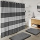 preview thumbnail 30 of 68, Clara Clark 23 Piece Complete Bathroom Accessories Kit With Shower Curtain and Rug Set