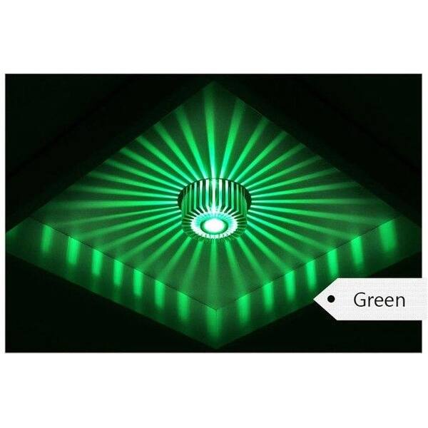 Modern Led Ceiling Light 3w Wall Sconce Gallery Decoration Balcony Lamp Porch Light Corridors Light Fixture Green Medium Overstock 28773145