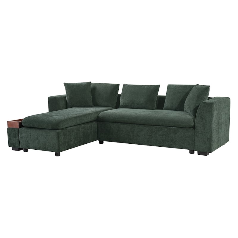 Sectional Sofa 93.7 Inch L-shaped Sofa Upholstered Sofa Couch