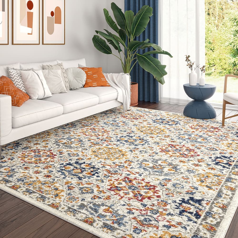 Chesney Bohemian & Eclectic Floral Indoor Area Rug