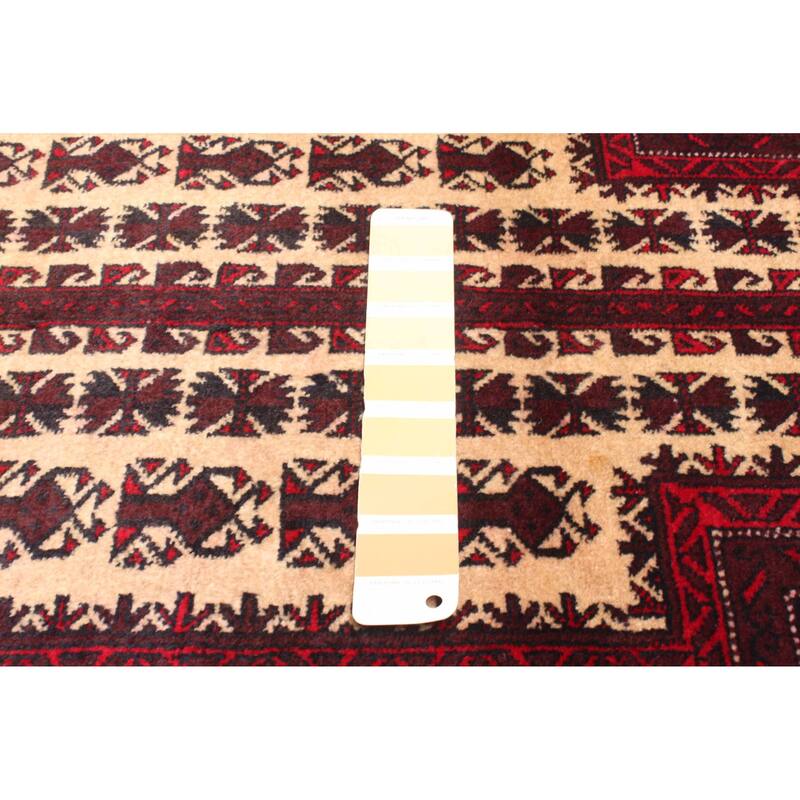 ECARPETGALLERY Hand-knotted Teimani Beige Wool Rug - 3'0 x 4'4
