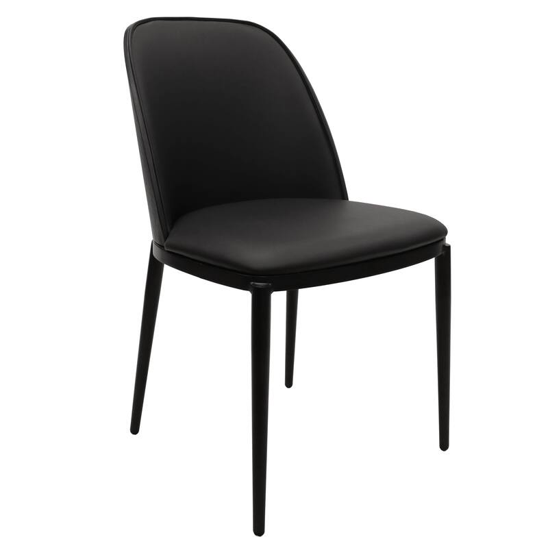 Verve 5-Piece Dining Set 36-Inch Round MDF Tabletop Dining Table and 4 Side Chairs