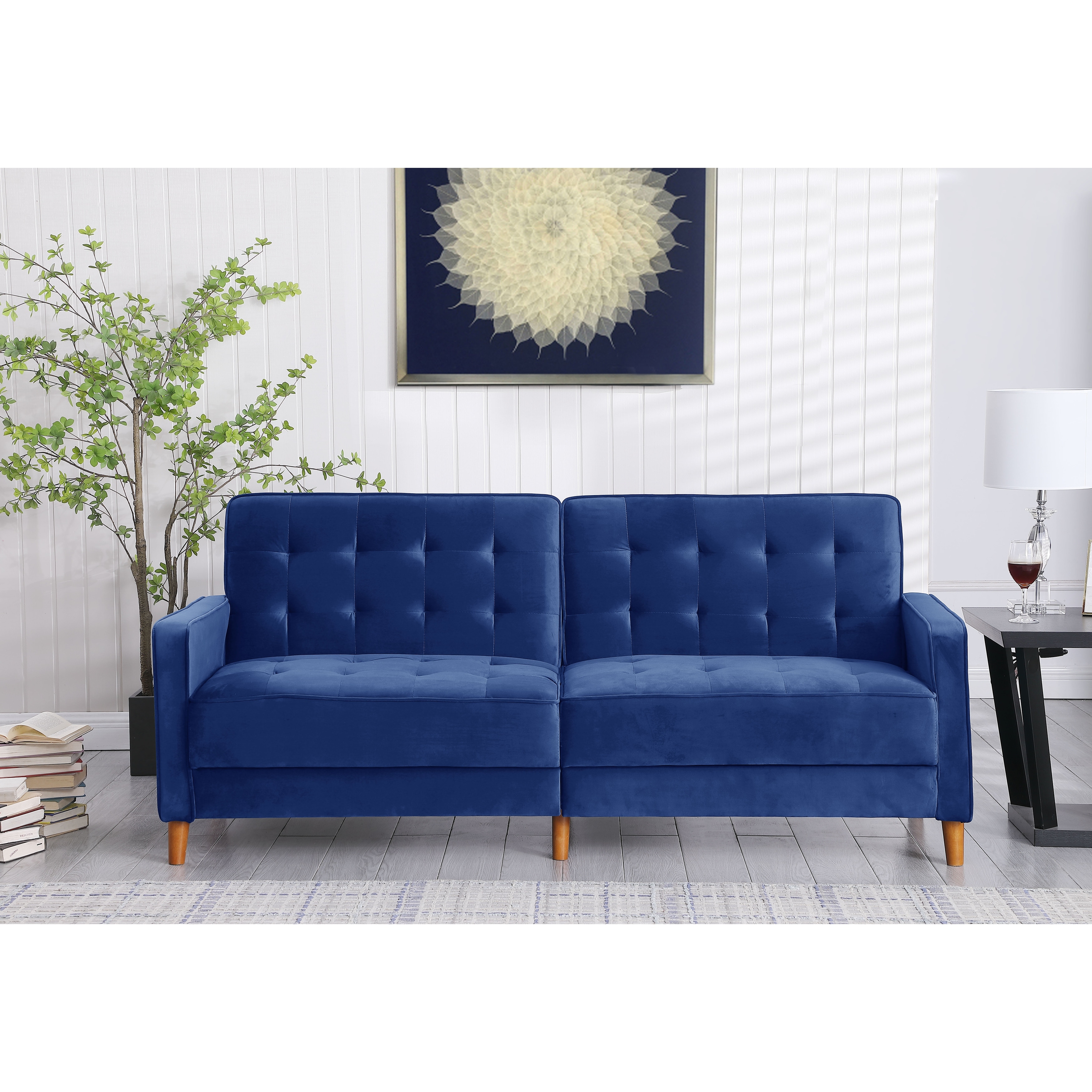 Reclining velvet 2025 sofa