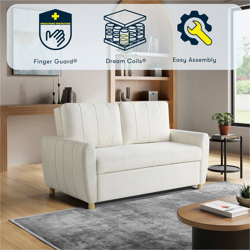 Serta Gavin Convertible Loveseat