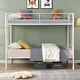 preview thumbnail 8 of 14, Twin over Twin Size Metal Frame Bunk Bed White