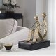 preview thumbnail 5 of 3, Uttermost 17987 Friendship 10" x 11" Rustic Modern "Friends" Table