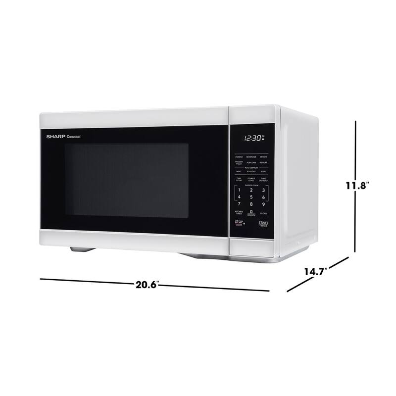Sharp 1.1 CF Countertop Microwave Oven
