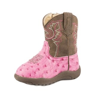 Shop Roper Western Boots Girls Annabelle Ostrich Pink Overstock