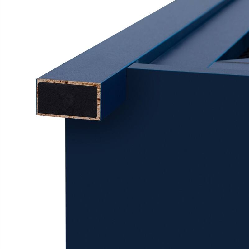 Farmhouse 55" Sideboard with 2 Sliding Barn Doors and 3 Drawers for Stylish Home Storage Solution