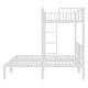 preview thumbnail 24 of 22, Twin Over Twin & Twin Bunk Beds for 3, Metal Triple Bunk Bed Twin XL Over Twin