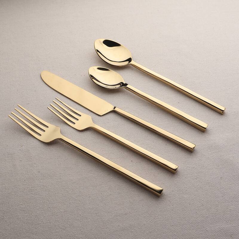 Jason Gold PVD 5 Pc. Flatware Set