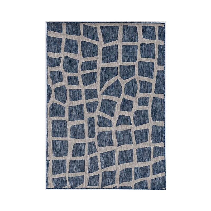Alfix Artistic Abstract Weather Resistant Current & Stylish Outdoor Rug